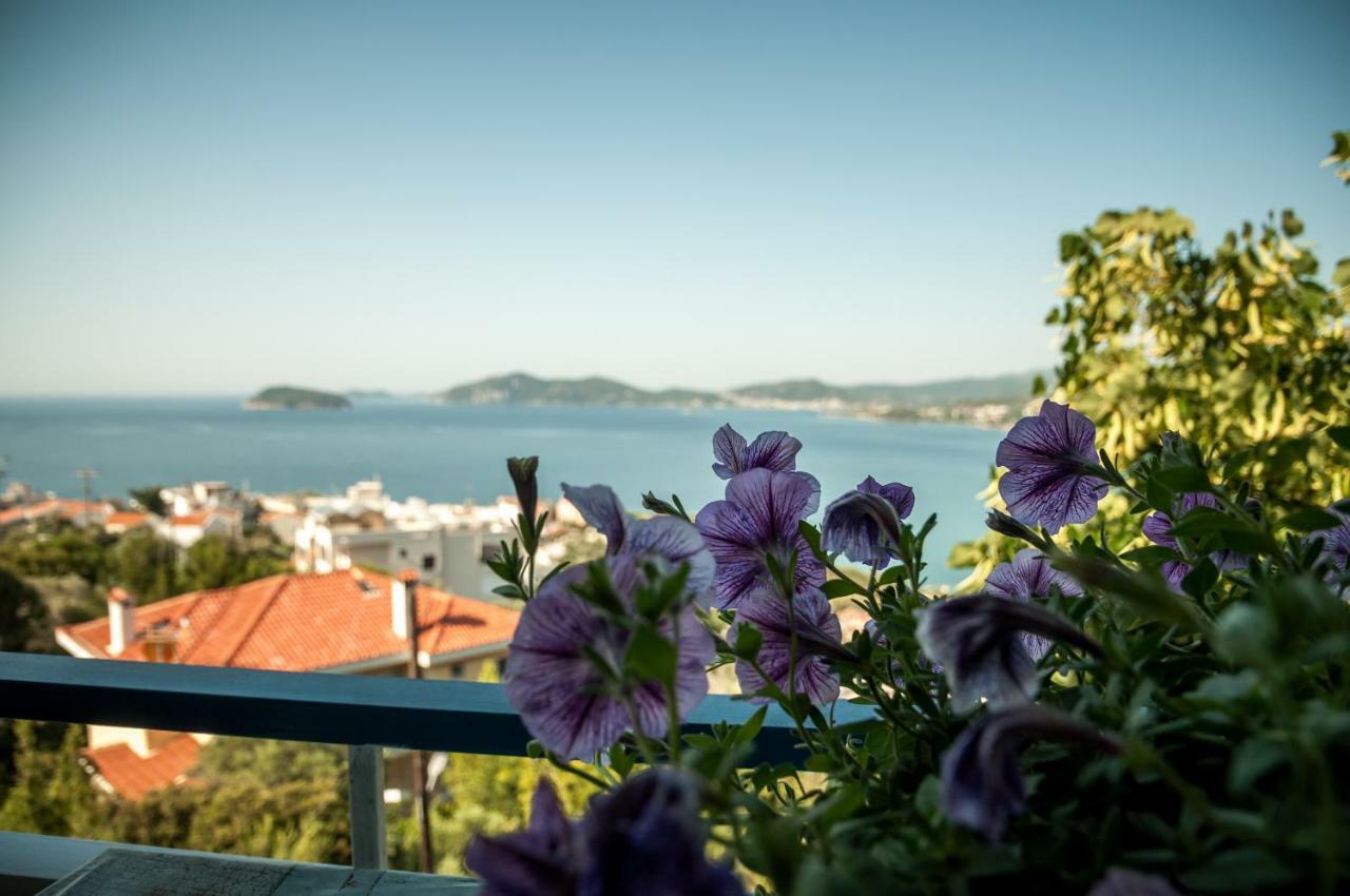 Paradise View Apartment Palaiontsiflikion Bagian luar foto